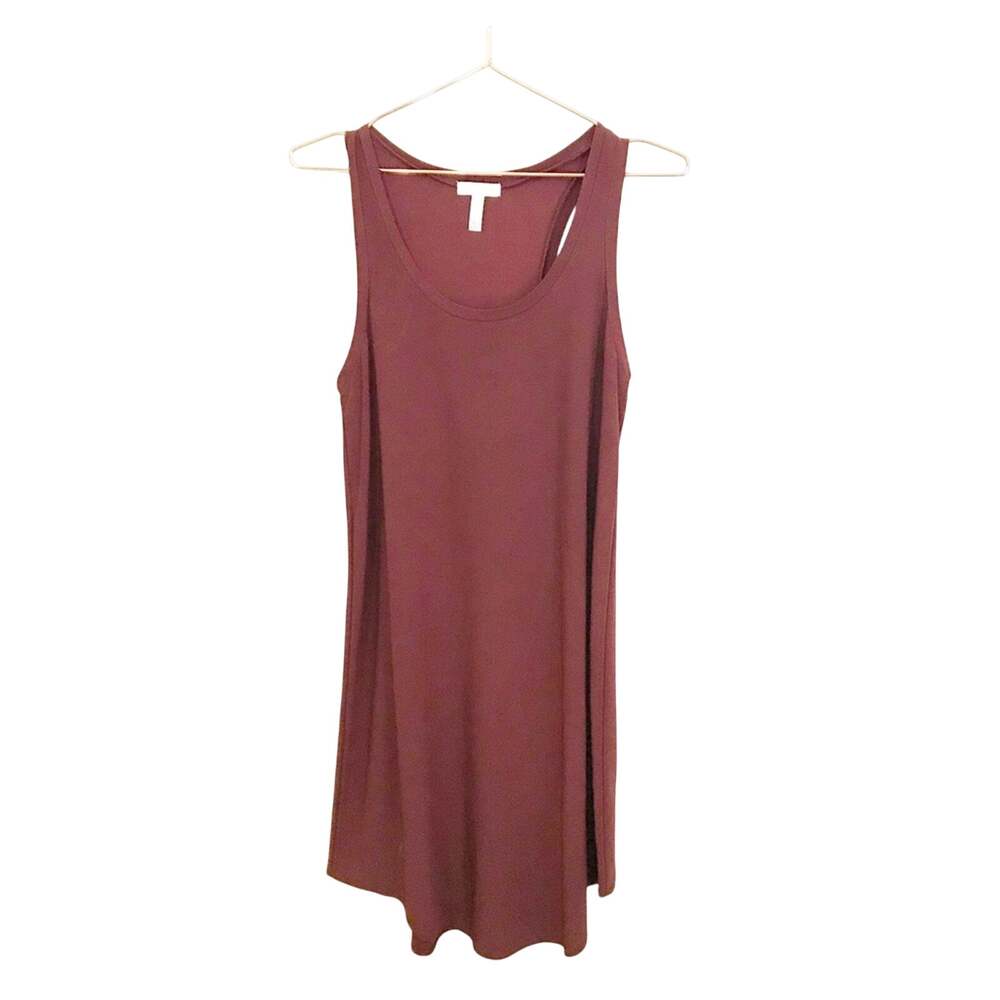 Leith burgundy sleeveless dress size small